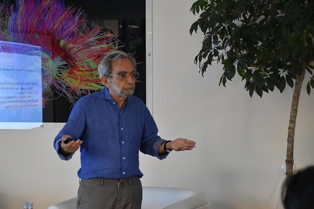 Meeting with Apkar Apkarian within the framework of the ADVANCE STEM Research grant program