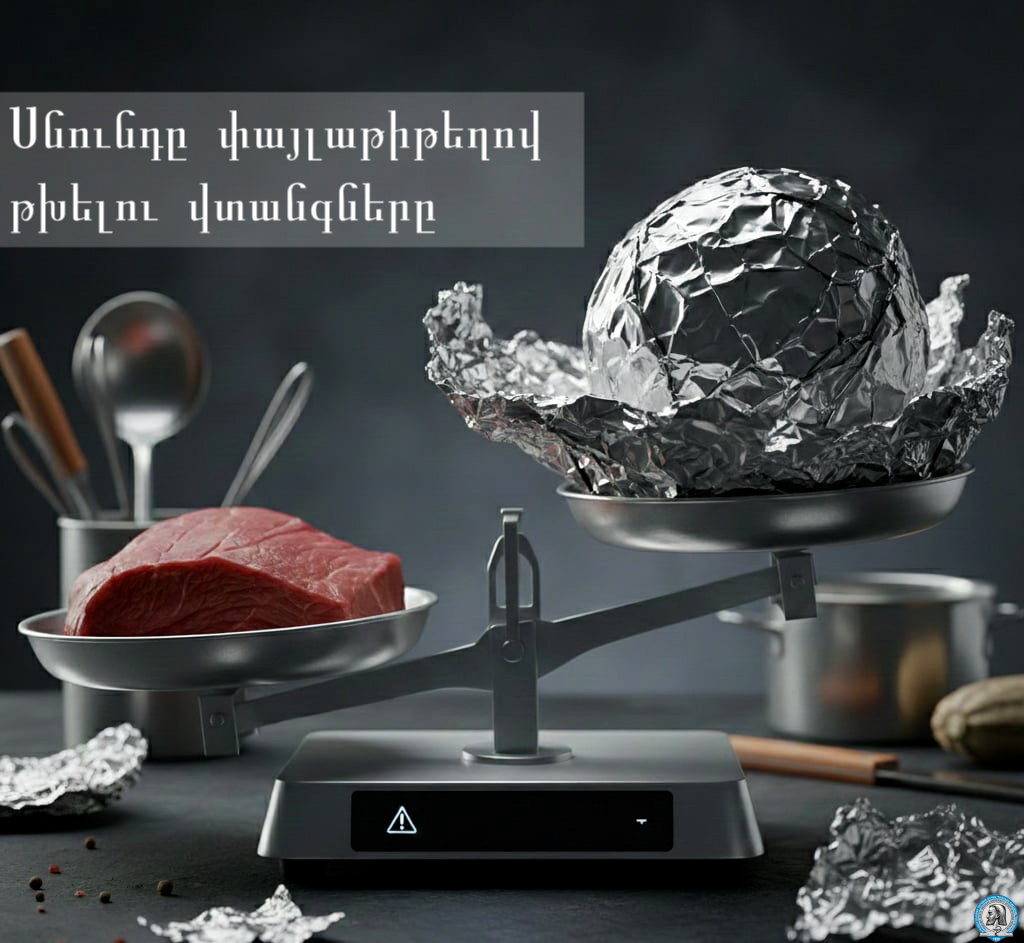 Արծաթափայլ վտանգը խոհանոցում. ինչ է իրականում տեղի ունենում, երբ սնունդը թխում ենք փայլաթիթեղով