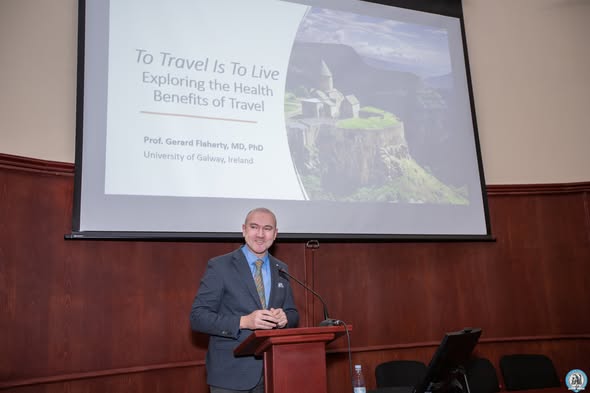 «Ճանապարհորդության առողջապահական ազդեցությունների բացահայտում». իռլանդացի պրոֆեսորի դասախոսությունը