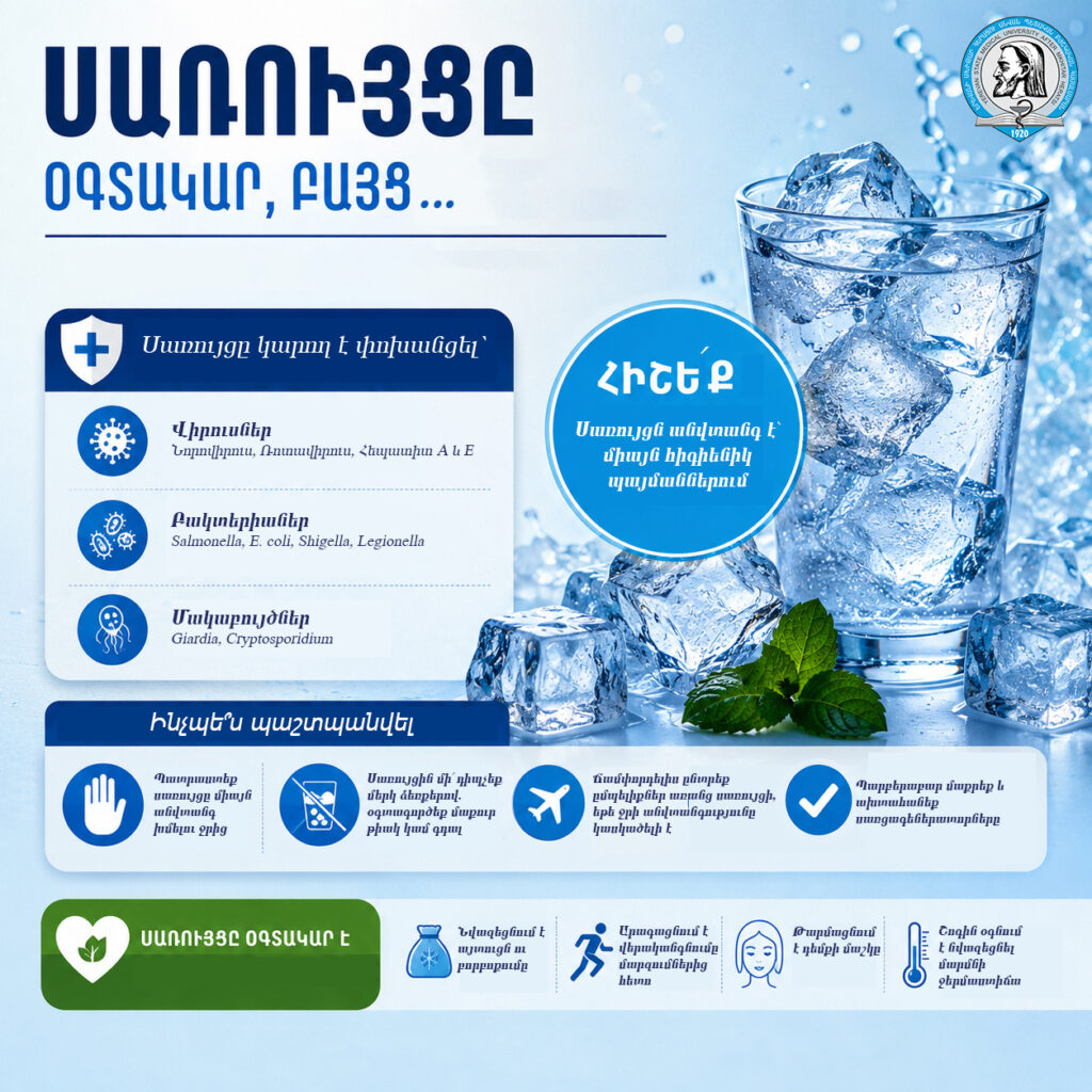 Սառույցի դրական և բացասական ազդեցությունը օրգանիզմի վրա