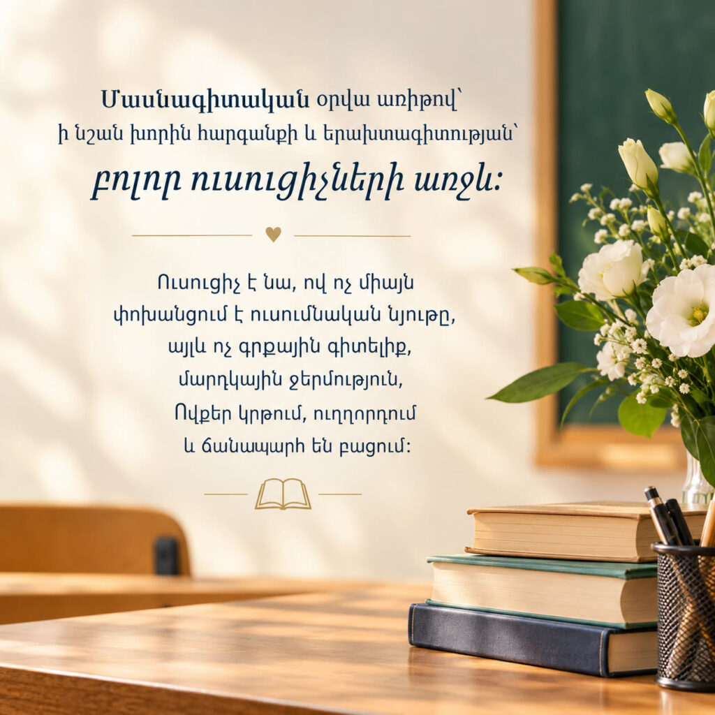 Ուսուցչի մասնագիտական օր. վերլուծական